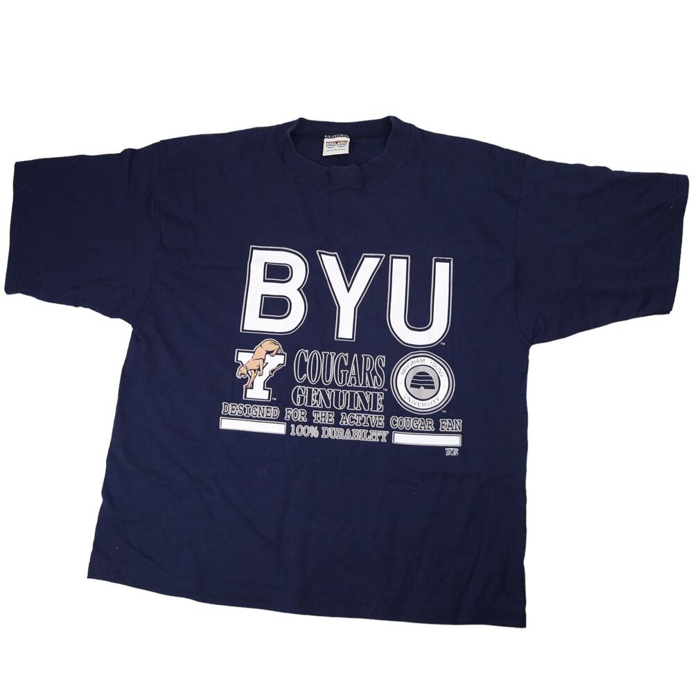 Vintage BYU Brigham Young University Graphic T Shirt